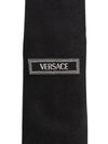 90s Logo Silk Tie Black - VERSACE - BALAAN 4