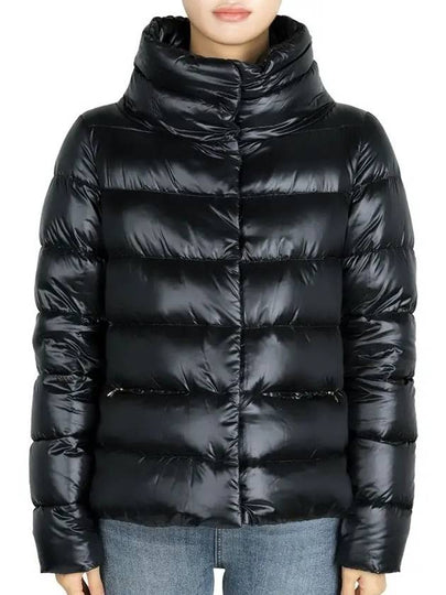 Women s high neck goose down short padded jacket black PI001781D 12017Z 9300 - HERNO - BALAAN 2