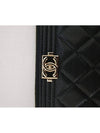 Boy Clutch New Medium Caviar Black Gold A84406 - CHANEL - BALAAN 5