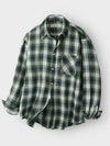 Cloud Multi Check Shirt Green - INDUST - BALAAN 5