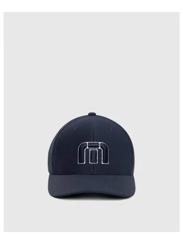 TRAVISMATHEW Steadfast Flex Fit Iconic Golf Cap Navy - TRAVIS SCOTT - BALAAN 1