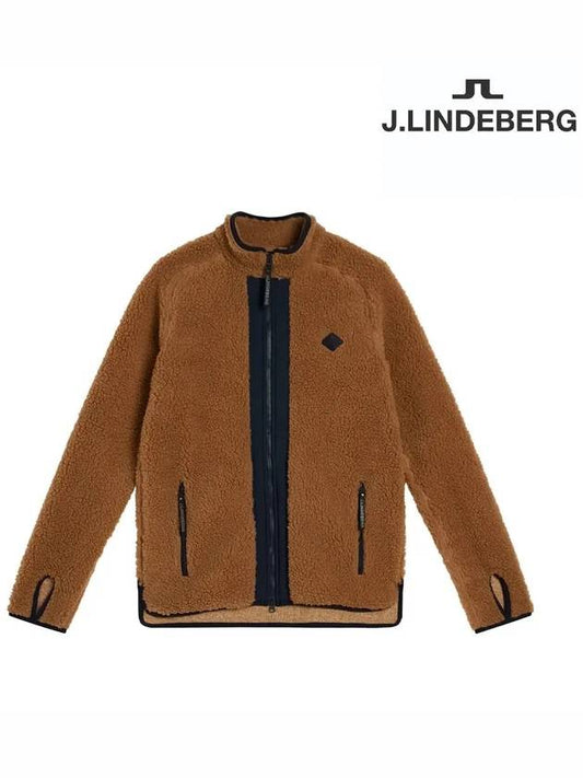 Juniper Pile Mid Layer Shearling Jacket Chipmunk - J.LINDEBERG - BALAAN 2