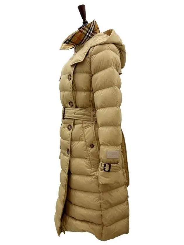 Arniston Long Down Padded Jacket Beige - BURBERRY - BALAAN 3