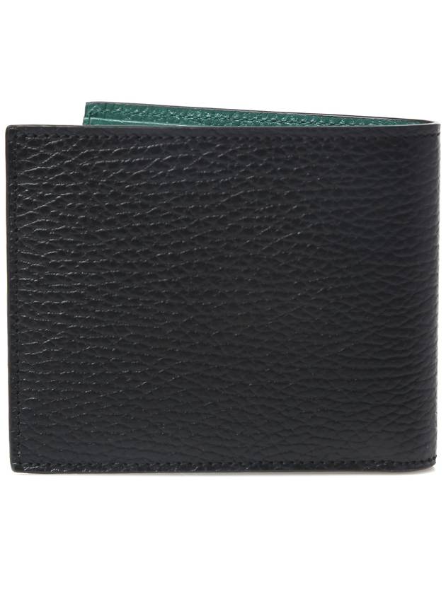 GG Interlocking Two Tone Half Wallet Black - GUCCI - BALAAN 4