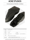 Rockaway Block Low Top Sneakers Black - ACNE STUDIOS - BALAAN 3