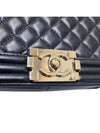 Women s A67086 Black Lambskin Boy Medium Gold Chain Shoulder Bag - CHANEL - BALAAN 8