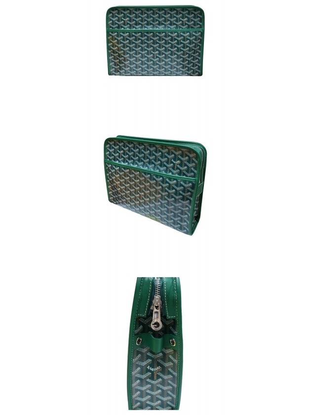 Jouvence  GM Clutch Bag Green - GOYARD - BALAAN 5