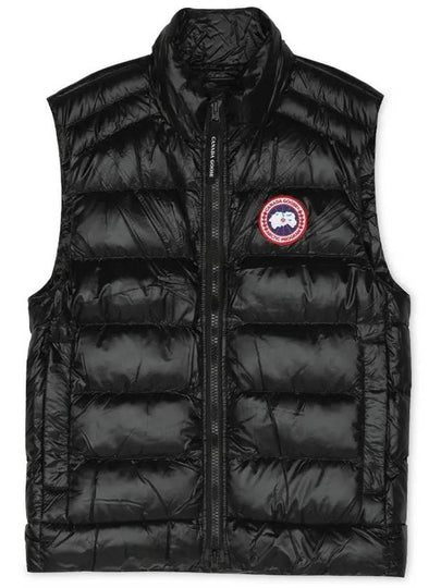 Crofton Logo Patch Padding Vest Black - CANADA GOOSE - BALAAN 2