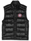 Crofton Logo Patch Padding Vest Black - CANADA GOOSE - BALAAN 4