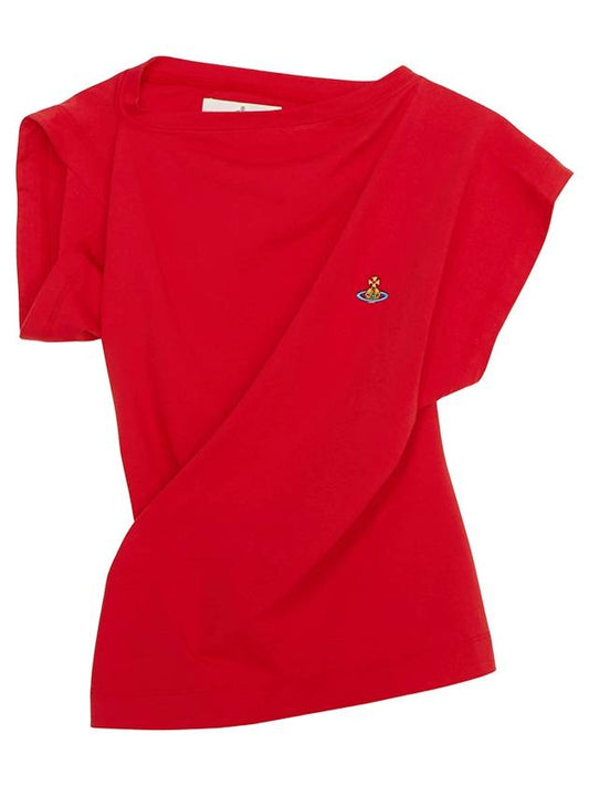 Women's Hebo Short Sleeve T-Shirt Red - VIVIENNE WESTWOOD - BALAAN 2