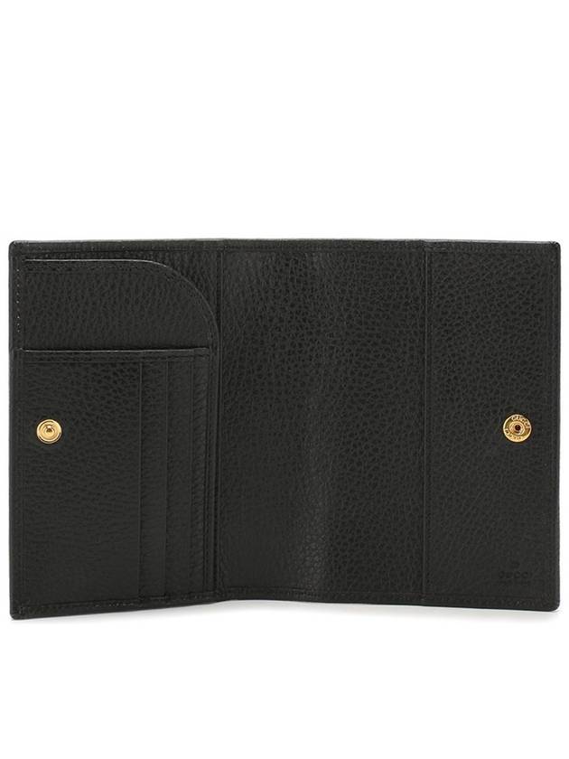 GG Marmont Black Women's Passport Wallet Black - GUCCI - BALAAN.