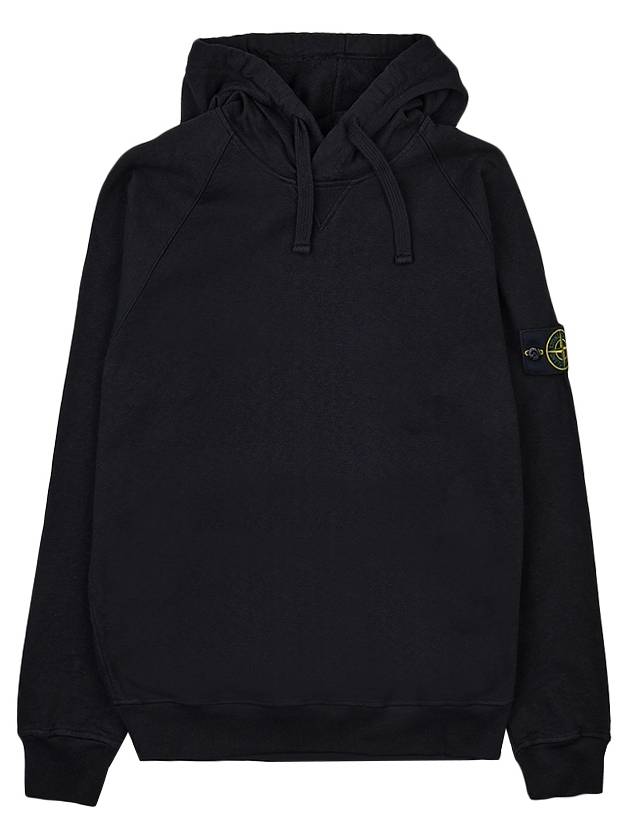 Men's Waffen Patch OLD Treatment Cotton Hoodie Black - STONE ISLAND - BALAAN 10