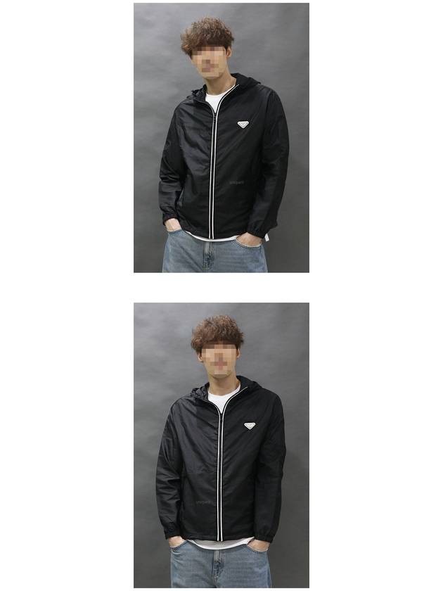 Re-Nylon Blouson Jacket Black - PRADA - BALAAN 3