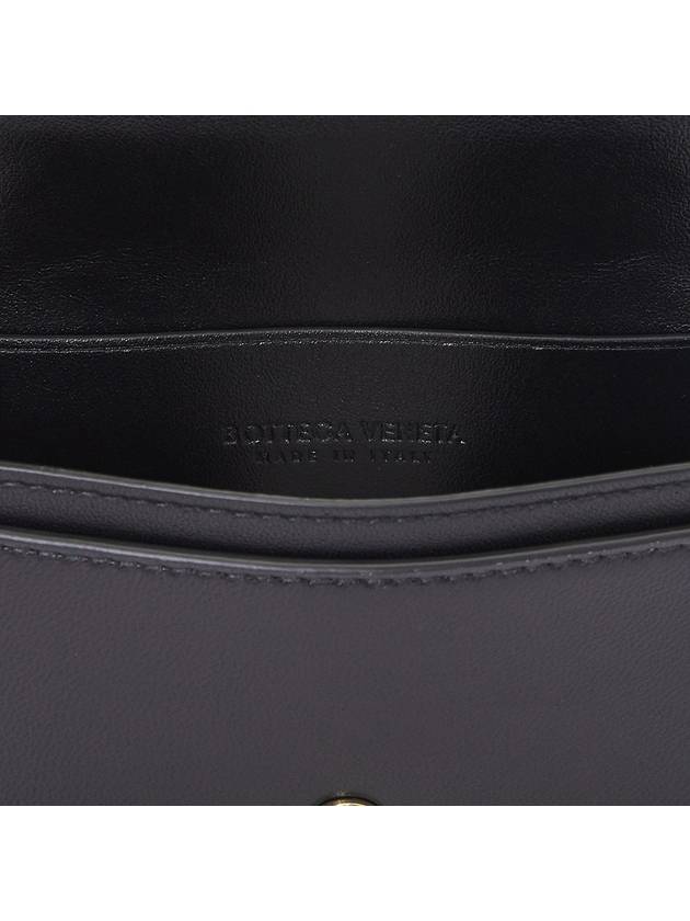 Intrecciato Flap Business Card Wallet Black - BOTTEGA VENETA - BALAAN 7