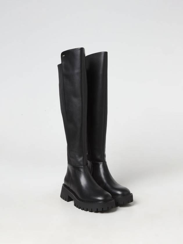 Asher leather long boots black - MICHAEL KORS - BALAAN 3