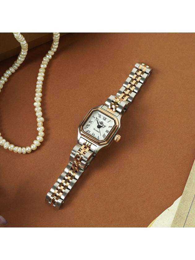 Watch Antique Touch Rose Combi Square Roman Numerals - ROSEMONT - BALAAN 2