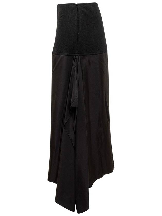 Jil Sander Black Wool Skirt - JIL SANDER - BALAAN 3