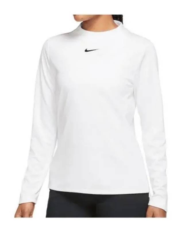 Golf Dri Fit UV Advantage Long Sleeve T-Shirt White - NIKE - BALAAN 2