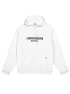 Old Treatment Oversized Fit Cotton Hoodie White - STONE ISLAND - BALAAN 2