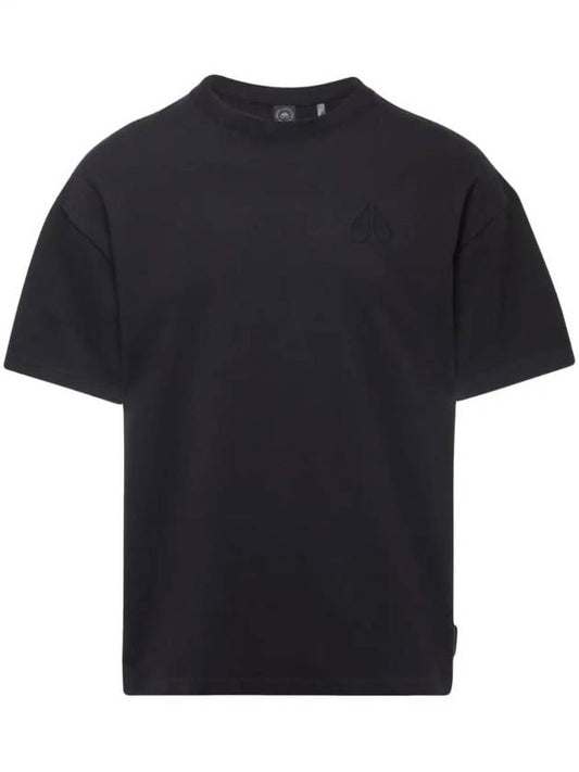 Henry Logo Embroidery T-Shirt M14MT720 - MOOSE KNUCKLES - BALAAN 1