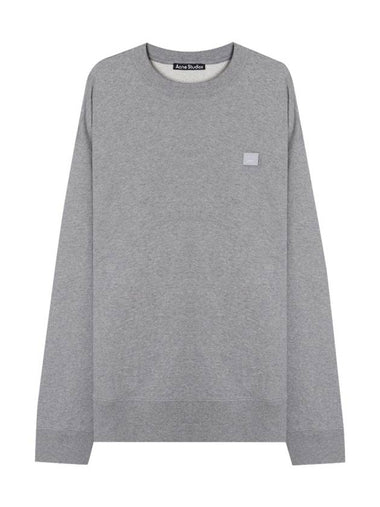 Face Patch Sweatshirt Grey - ACNE STUDIOS - BALAAN 1