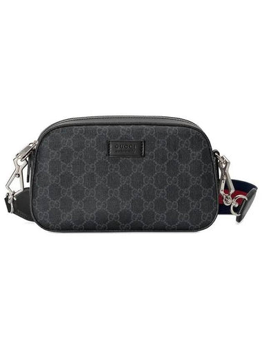 GG Supreme Cross Bag Black - GUCCI - BALAAN 1