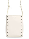 Logo Rivet Tangle Small Cross Bag White - JIL SANDER - BALAAN.