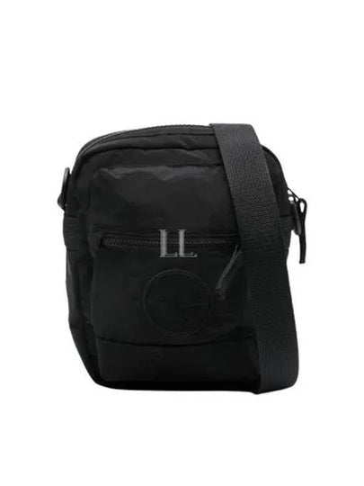 Logo Patch Cross Bag Black - STONE ISLAND - BALAAN 2