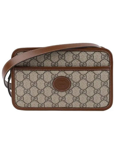 GG Interlocking Mini Cross Bag Brown - GUCCI - BALAAN 2