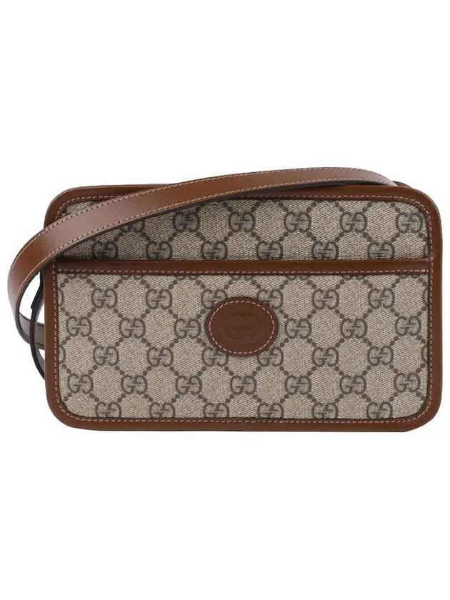 GG Interlocking Mini Cross Bag Brown - GUCCI - BALAAN 7