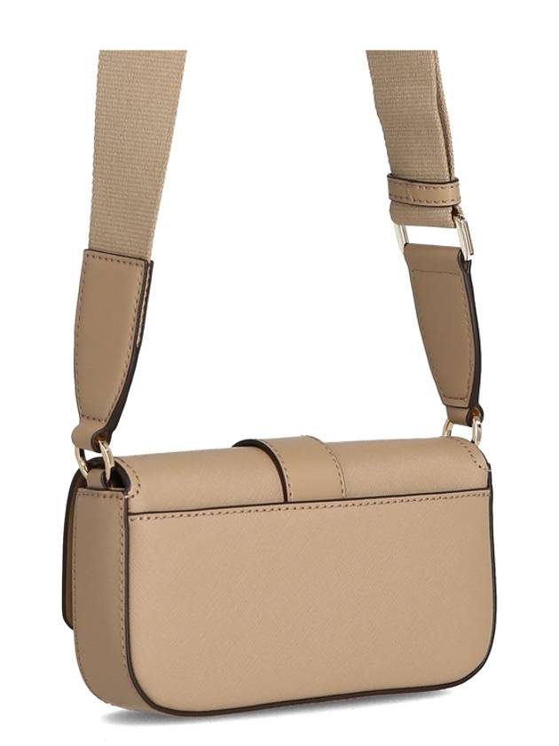 Greenwich Small Saffiano Leather Sling Cross Bag Beige - MICHAEL KORS - BALAAN 4