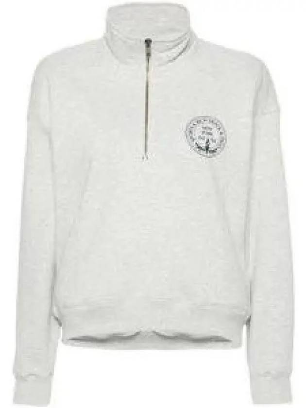 Central Park Quarter Zip Heather GrayNavy QZAW2310HG 1216738 - SPORTY & RICH - BALAAN 1