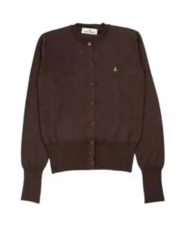 Bea Cardigan Brown 1803002PY0006D401 - VIVIENNE WESTWOOD - BALAAN 2