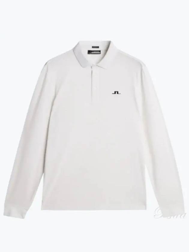 Florian Polo Long Sleeve T-Shirt White - J.LINDEBERG - BALAAN 2