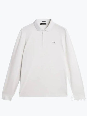 Florian Long Sleeve Polo GMJT10690 0000 Men s LS Tee - J.LINDEBERG - BALAAN 1