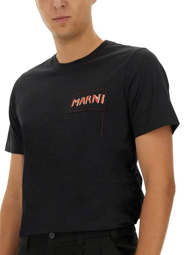 Marni T-Shirt With Logo - MARNI - BALAAN 4