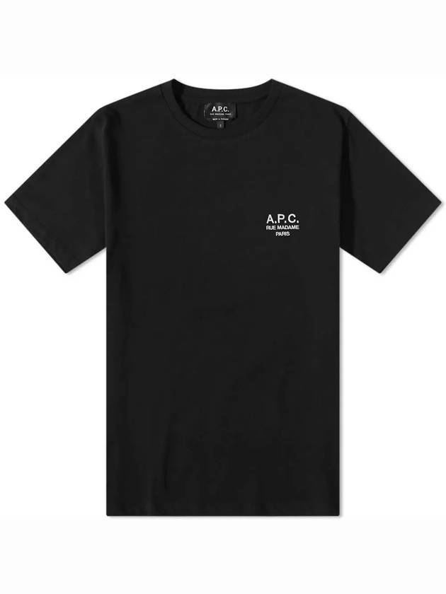 Raymond Short Sleeve T-shirt Black - A.P.C. - BALAAN 1