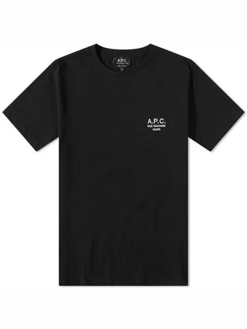 Raymond Short Sleeve T-shirt Black - A.P.C. - BALAAN 1