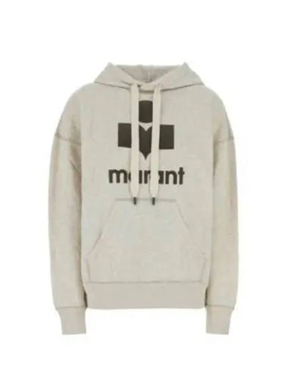 Mansel Logo Hoodie Faded Beige - ISABEL MARANT - BALAAN 2