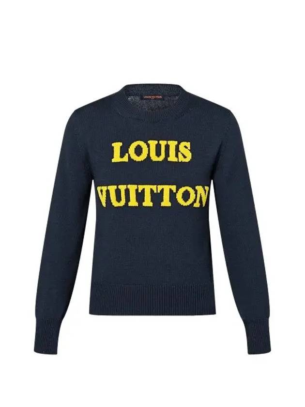 Big Logo Knit Top Navy - LOUIS VUITTON - BALAAN 2