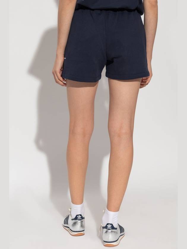 Pangaia Logo Shorts, Unisex, Navy Blue - PANGAIA - BALAAN 4