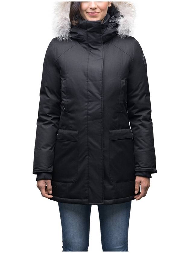 Carla Classic Down Parka Black - NOBIS - BALAAN 3