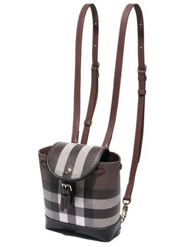 checked micro backpack - BURBERRY - BALAAN 1