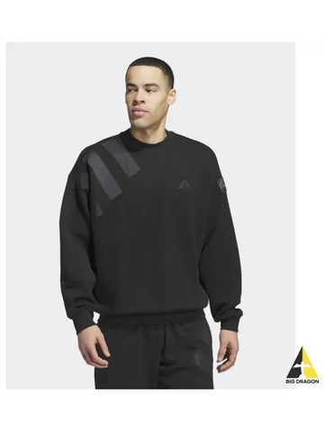 adidas Anthony Edwards Sweatshirt Black IW8060 - ADIDAS - BALAAN 1