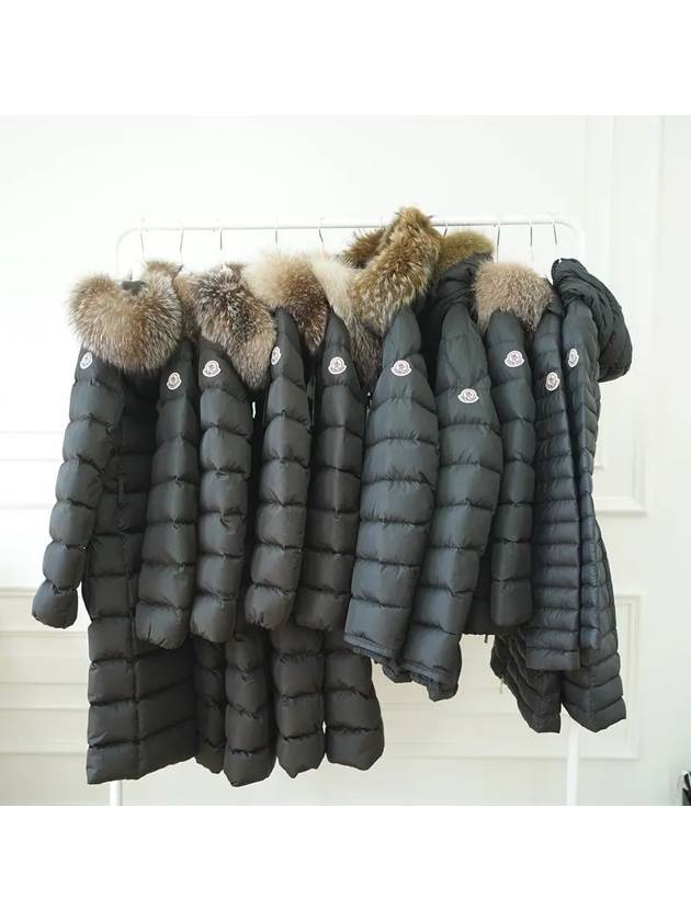 Cluny Cluny hood fur padding black - MONCLER - BALAAN 3