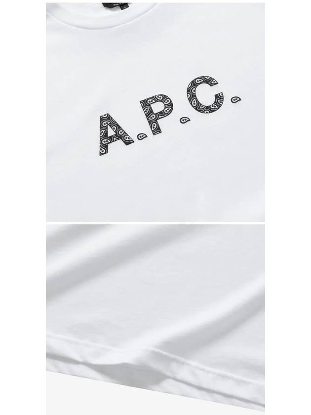 James Short Sleeve T-Shirt White - A.P.C. - BALAAN 4