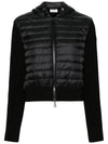 24 Women s Wool Zip up Padded Cardigan 9B00020 M1131 999 - MONCLER - BALAAN 1