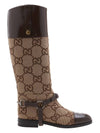 knee-high harness walker boots - GUCCI - BALAAN.