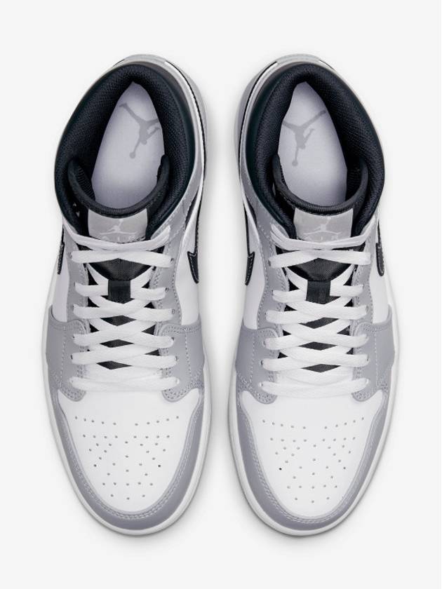 Nike Jordan 1 Mid Light Smoke Gray Anthracite 260 280 554724078 - JORDAN - BALAAN 4