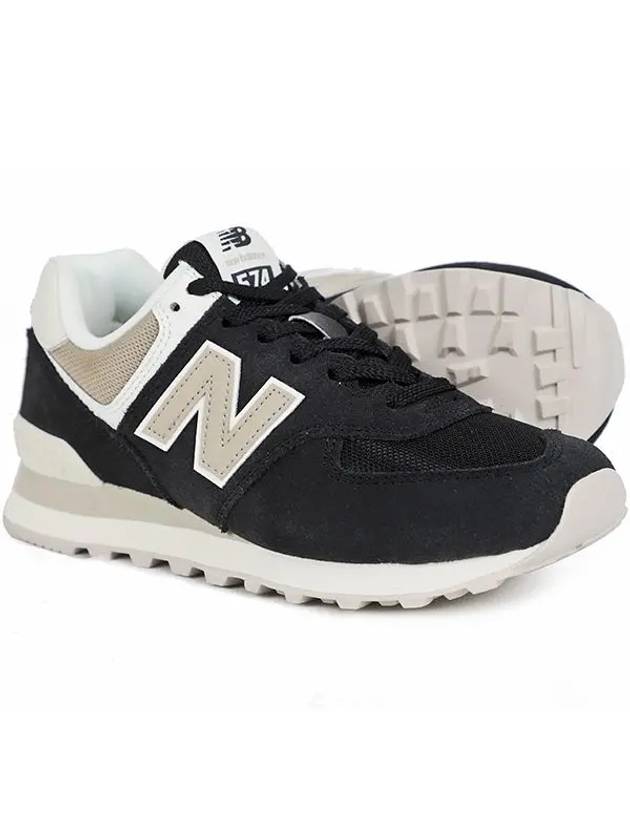 574 Low Top Sneakers Black - NEW BALANCE - BALAAN 3